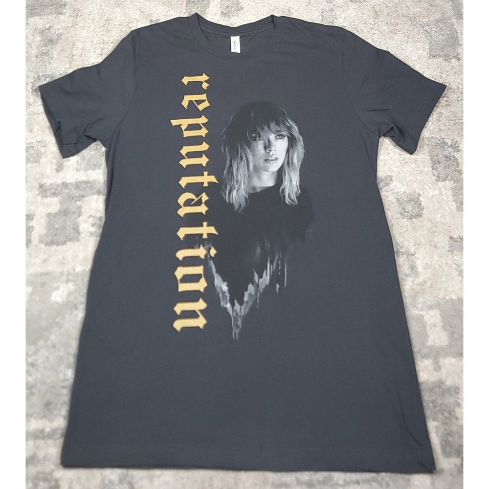 Taylor Swift Women's Reputation Stadium Tour Double Sided Graphic T-Shirt Sz Med